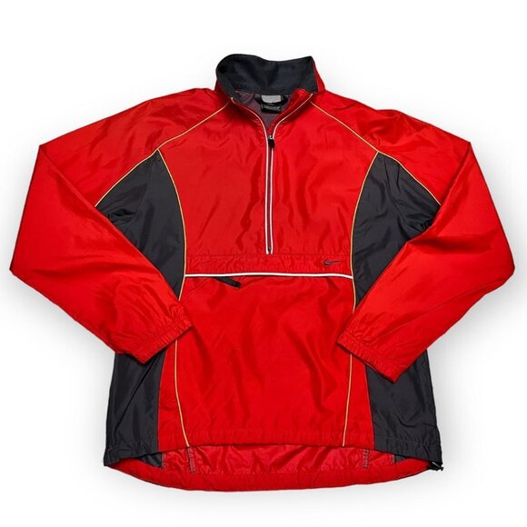 Nike Running Orange Half Zip Lightweight Designer Activewear Jacket - Womens XS - Picture 1 of 4
